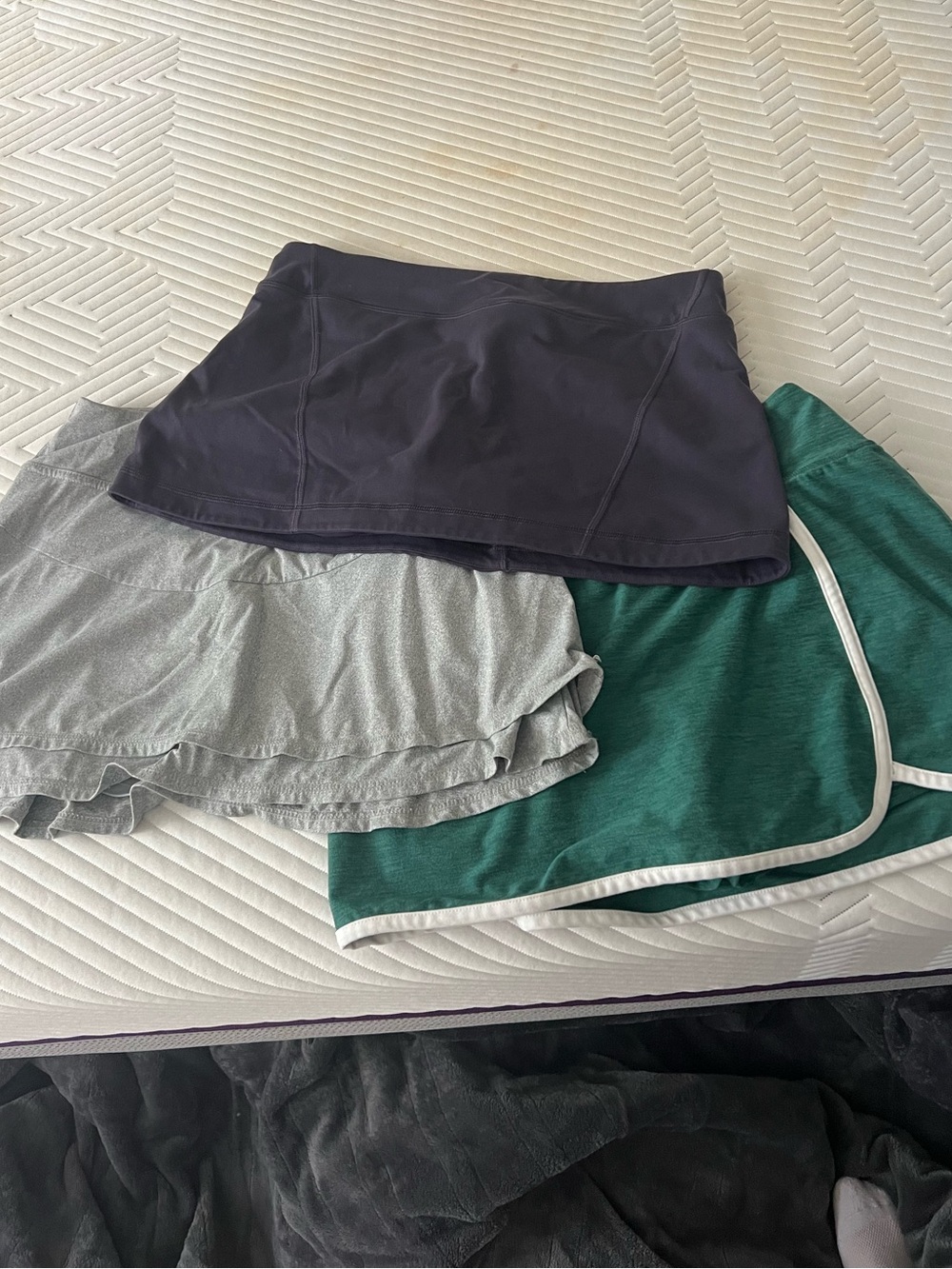 Women’s Athletic Mini Skort bundle Navy , Gray & Green
